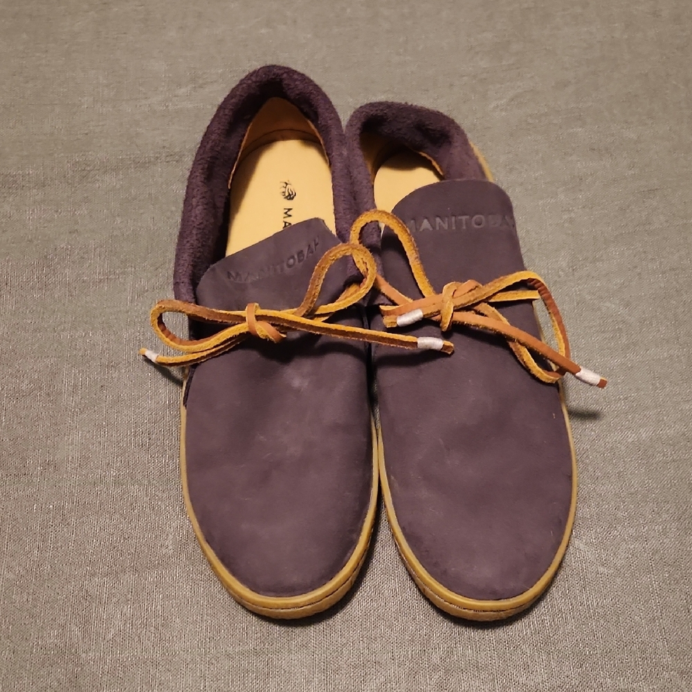 Manitobah Purple Moccasins